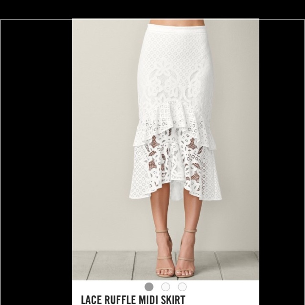 White summer skirt